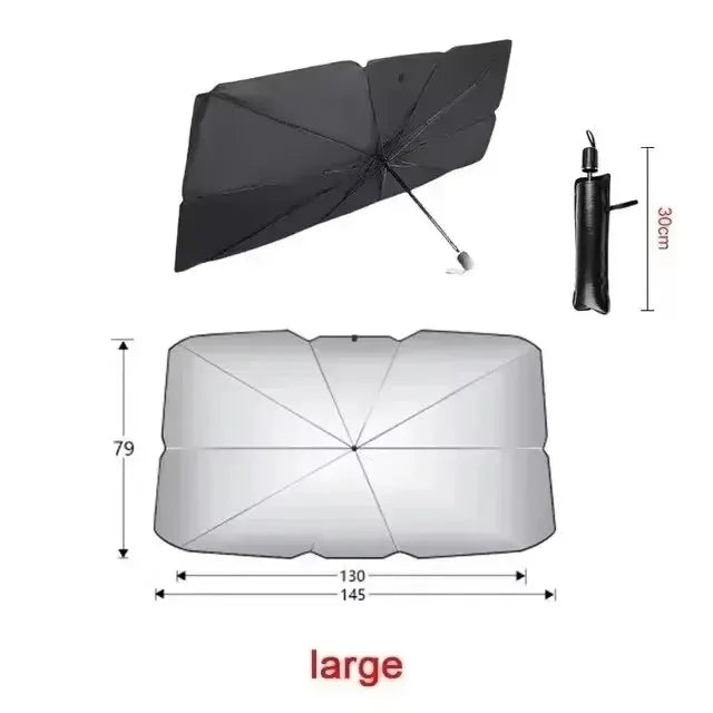 ✨️Pare-soleil voiture pliable Protection intérieure du pare-brise, accessoire d’été anti-chaleur et anti-UV