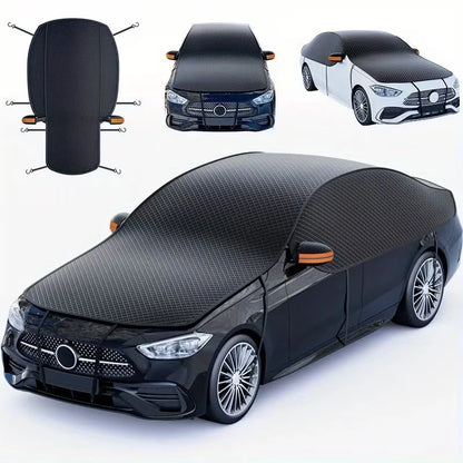 ✨️Housse de pare-brise universelle demi-voiture – Protection contre la neige, le soleil UV, la pluie, la poussière et le gel – Été/Hiver✨️