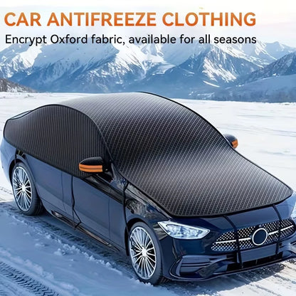 ✨️Housse de pare-brise universelle demi-voiture – Protection contre la neige, le soleil UV, la pluie, la poussière et le gel – Été/Hiver✨️