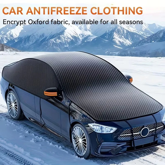 ✨️Housse de pare-brise universelle demi-voiture – Protection contre la neige, le soleil UV, la pluie, la poussière et le gel – Été/Hiver✨️