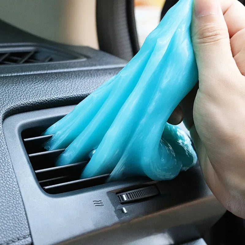 ✨️Gel de nettoyage pour voiture – Pâte nettoyante réutilisable pour l'intérieur de voiture, clavier, ordinateur portable et autres surfaces – Gel nettoyant magique