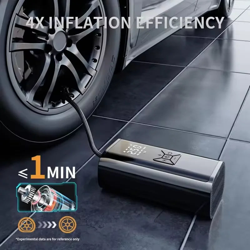 ✨️YIJU – Gonfleur Électrique Sans Fil Premium 150 PSI pour Voiture, Moto, Vélo et Trottinette