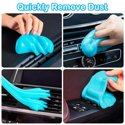 ✨️Gel de nettoyage pour voiture – Pâte nettoyante réutilisable pour l'intérieur de voiture, clavier, ordinateur portable et autres surfaces – Gel nettoyant magique