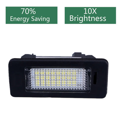 ✨️Éclairage de plaque d'immatriculation LED blanc 6000K sans erreur pour BMW E39, E60, E61, E70, E71, E90, E91 et E92✨️