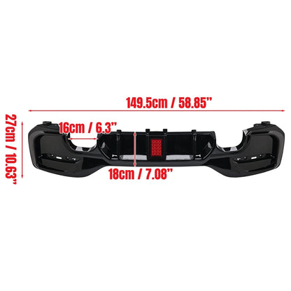 ✨️Diffuseur arrière Sport avec feu LED pour BMW F20/F21 M sport , M135i M140i, E92 E93 et 335i✨️