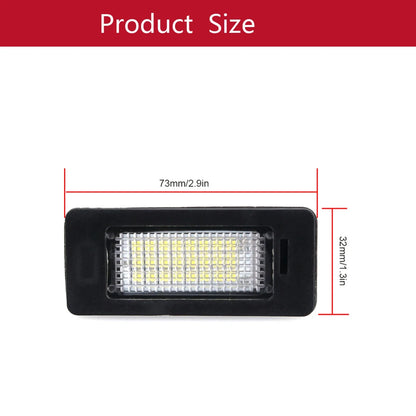 ✨️Éclairage de plaque d'immatriculation LED blanc 6000K sans erreur pour BMW E39, E60, E61, E70, E71, E90, E91 et E92✨️