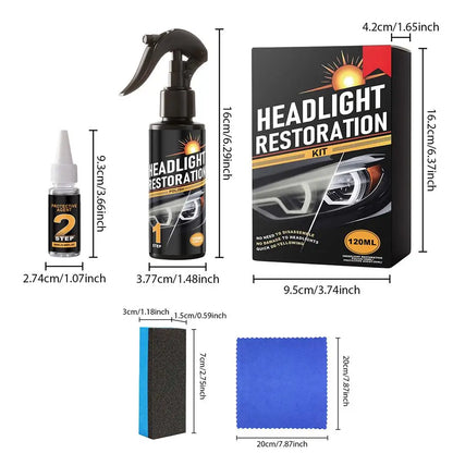 ✨️Kit de rénovation et de polissage des phares de voiture
