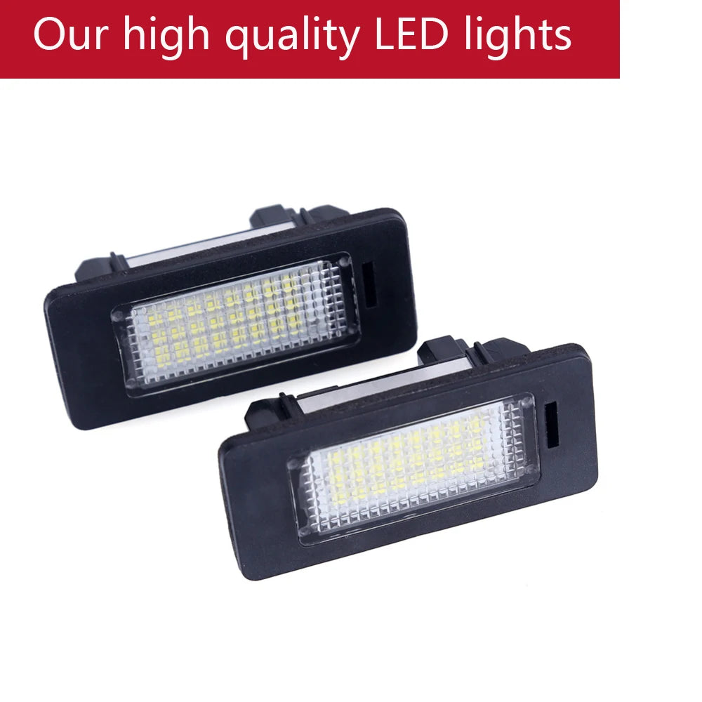 ✨️Éclairage de plaque d'immatriculation LED blanc 6000K sans erreur pour BMW E39, E60, E61, E70, E71, E90, E91 et E92✨️