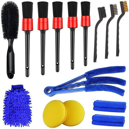 Kit de brosses de nettoyage voiture