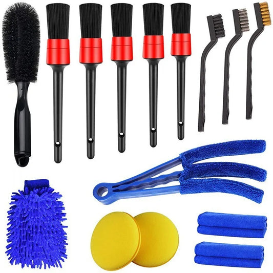 Kit de brosses de nettoyage voiture