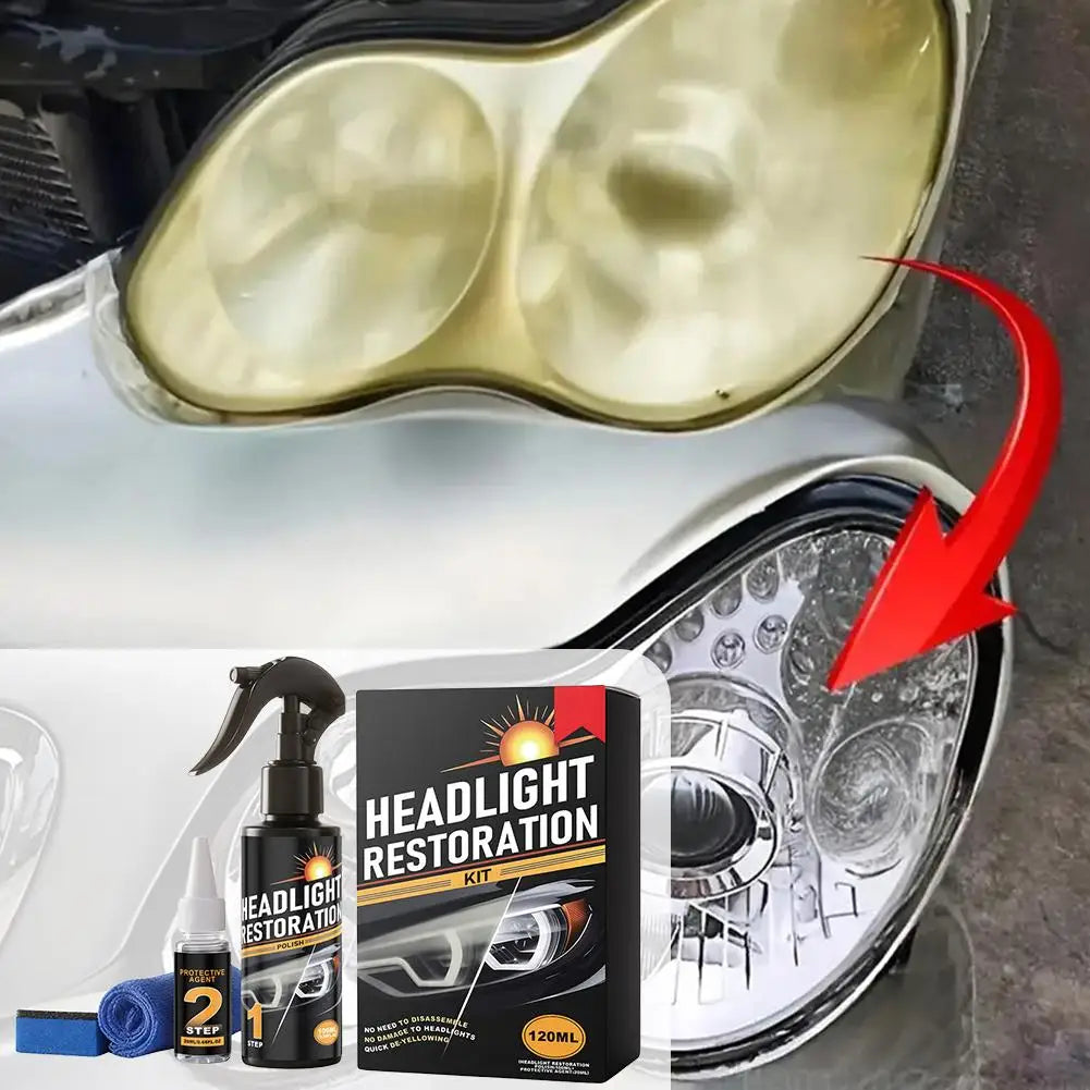 ✨️Kit de rénovation et de polissage des phares de voiture