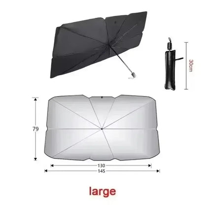 ✨️Pare-soleil voiture pliable Protection intérieure du pare-brise, accessoire d’été anti-chaleur et anti-UV