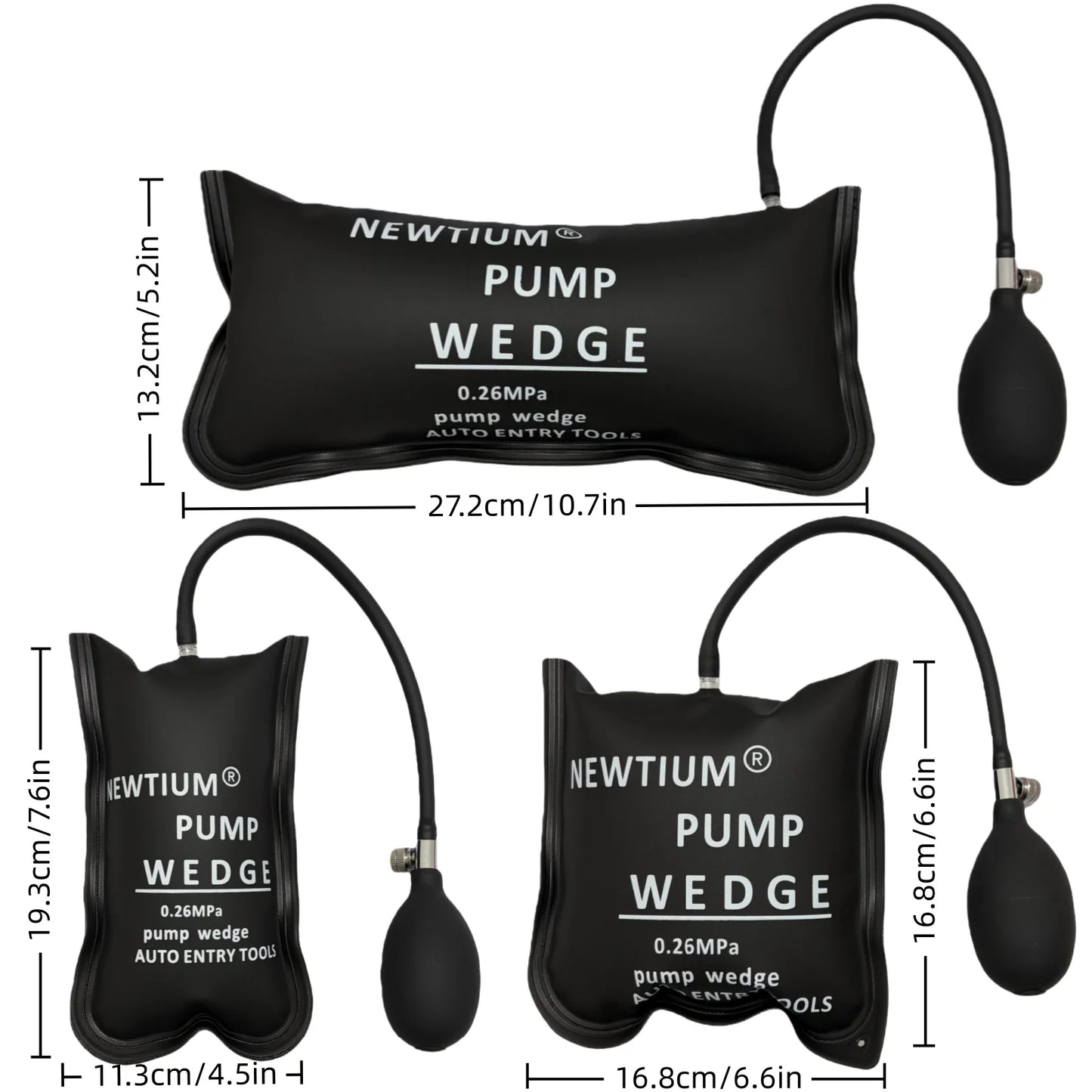 ✨️Coussin gonflable pour ouverture de porte de voiture avec pompe manuelle – Résistant et facile à utiliser.✨️