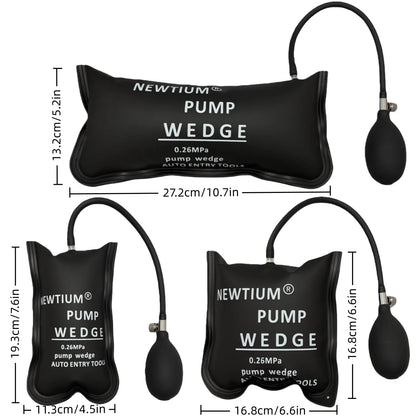 ✨️Coussin gonflable pour ouverture de porte de voiture avec pompe manuelle – Résistant et facile à utiliser.✨️