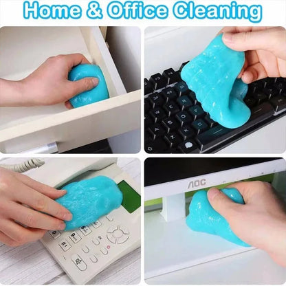 ✨️Gel de nettoyage pour voiture – Pâte nettoyante réutilisable pour l'intérieur de voiture, clavier, ordinateur portable et autres surfaces – Gel nettoyant magique