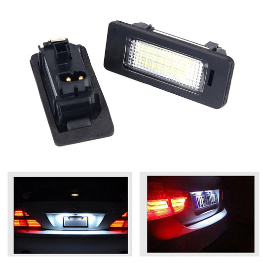 ✨️Éclairage de plaque d'immatriculation LED blanc 6000K sans erreur pour BMW E39, E60, E61, E70, E71, E90, E91 et E92✨️
