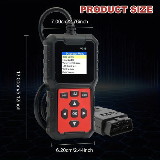 ✨️Valise de diagnostic V315 – Lecteur de codes OBD2/EOBD rapide, compatible avec 99 % des véhicules.✨️