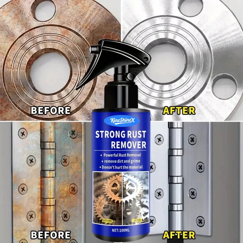 ✨️Spray éliminateur de rouille pour voiture – Nettoyant jantes, échappement et métaux✨️