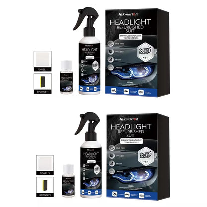 ✨️Kit de rénovation et de nettoyage des phares de voiture – Élimine la saleté et l'oxydation, restaure la transparence, polish rénovateur pour phares automobiles.