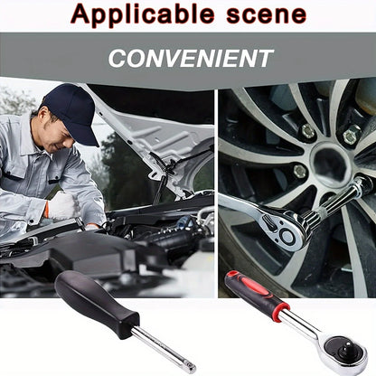 ✨️Kit de Réparation Automobile Professionnel – Coffret à Outils Vert 46 Pièces avec Clé à Cliquet – Ensemble d'Outils Essentiel pour l'Entretien et la Réparation Automobile