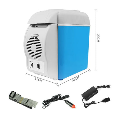 ✨️Mini réfrigérateur de voiture 7,5 L – Fonction chaud/froid – Glacière portable pour voiture, camping et voyage✨️