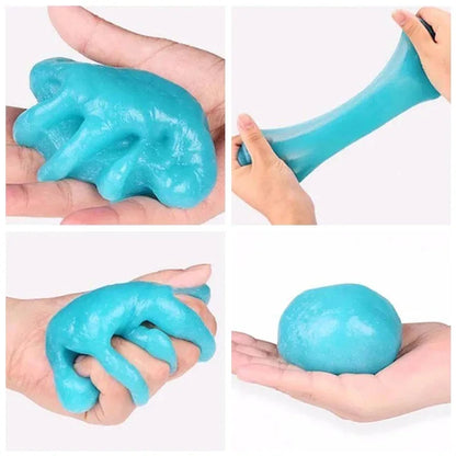 ✨️Gel de nettoyage pour voiture – Pâte nettoyante réutilisable pour l'intérieur de voiture, clavier, ordinateur portable et autres surfaces – Gel nettoyant magique