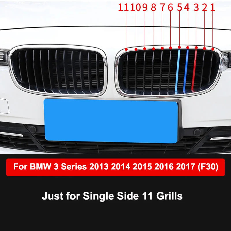 ✨️Lot de 3 bandes décoratives pour calandre BMW Série 3 E46, E90 et F30✨️
