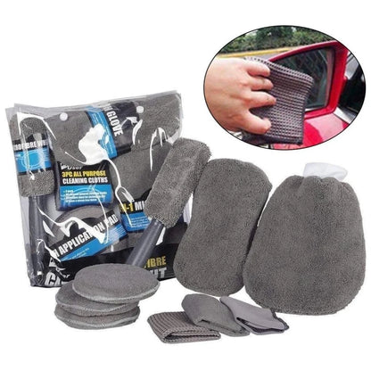 ✨️Kit de nettoyage complet pour voiture en microfibre (intérieur et extérieur).