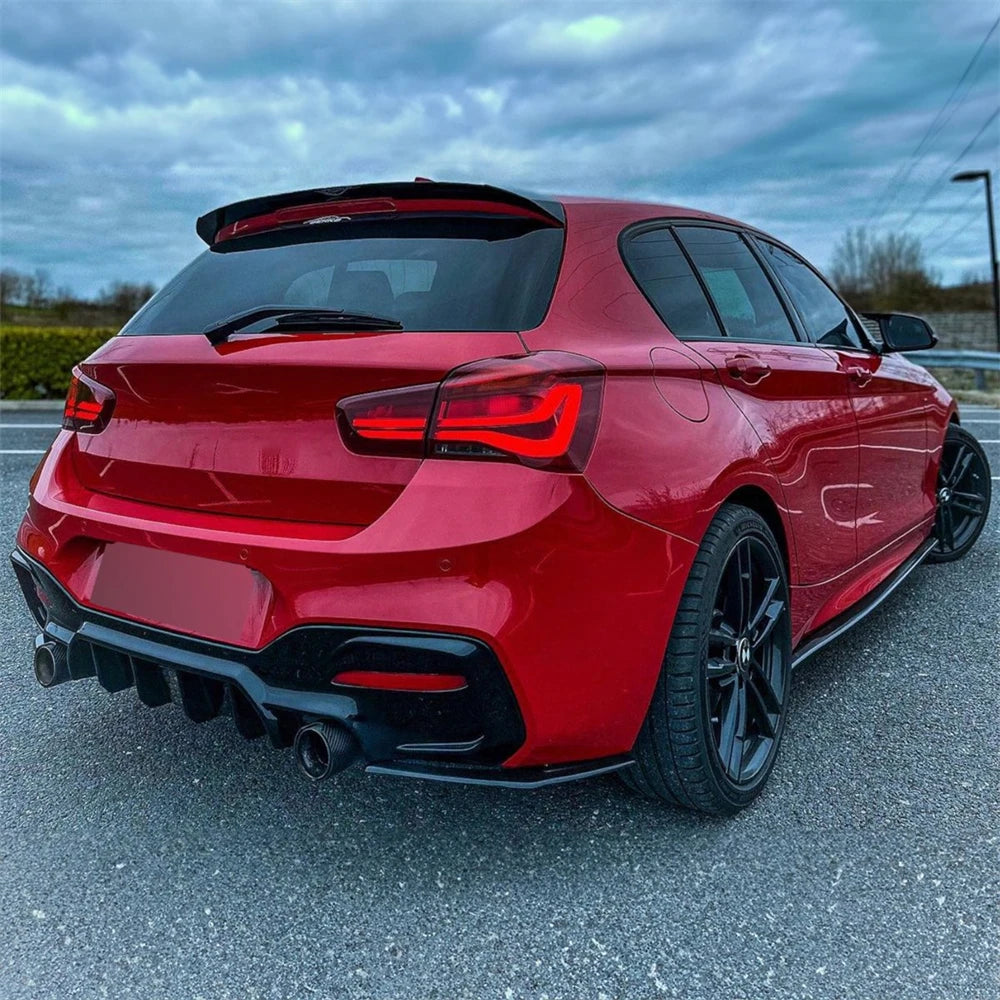 ✨️Diffuseur arrière Sport avec feu LED pour BMW F20/F21 M sport , M135i M140i, E92 E93 et 335i✨️