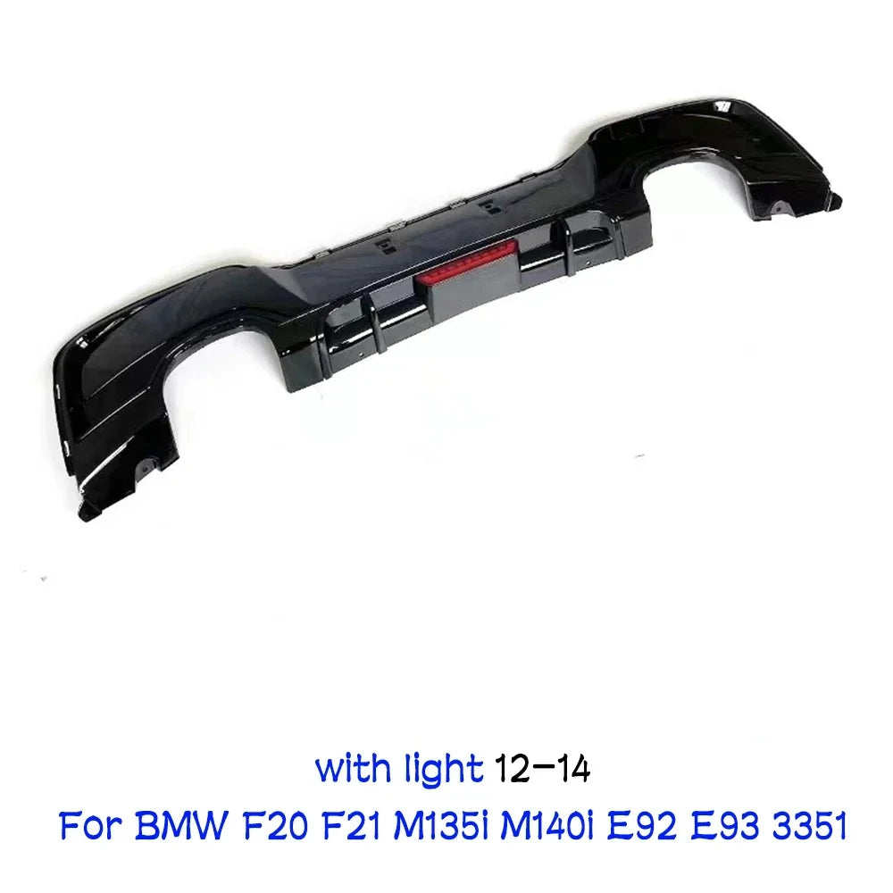 ✨️Diffuseur arrière Sport avec feu LED pour BMW F20/F21 M sport , M135i M140i, E92 E93 et 335i✨️