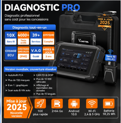 ✨️VDIAGTOOL VD70S – Scanner de diagnostic automobile avec assistance par IA ✨️