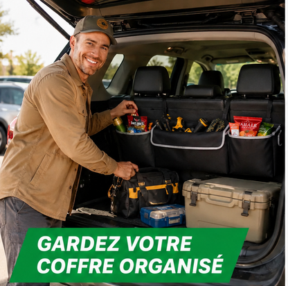 ✨️Organisateur de coffre en tissu Oxford – Sac de rangement suspendu pour siège arrière