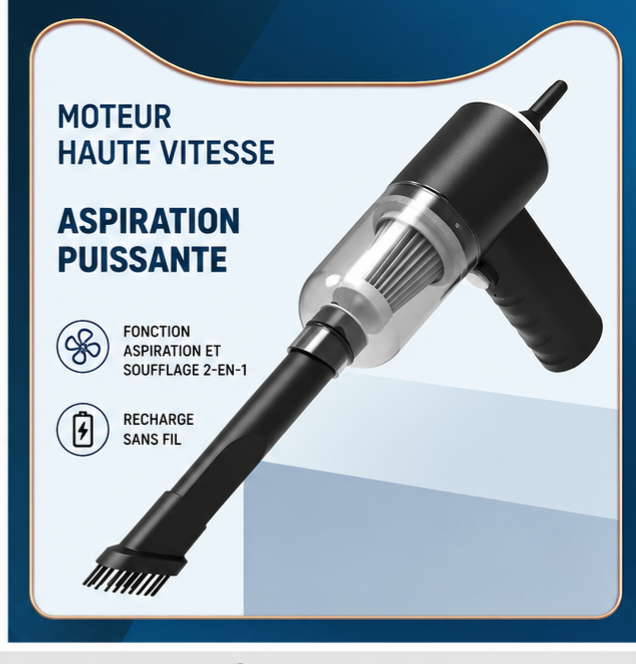 Mini aspirateur sans fil puissant