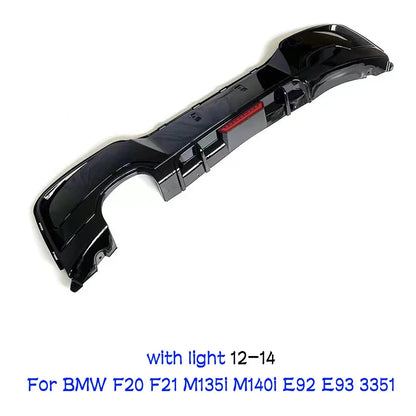 ✨️Diffuseur arrière Sport avec feu LED pour BMW F20/F21 M sport , M135i M140i, E92 E93 et 335i✨️